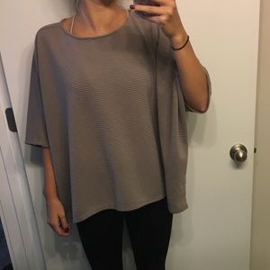 Urban Outfitters Oversized Boxy Ribbed Top